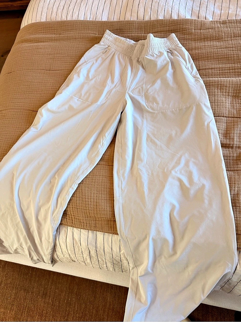Lululemon White Track Pants NWOT